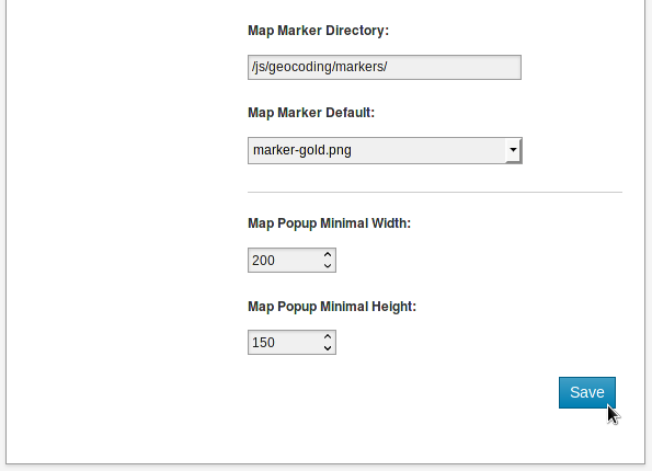 Geolocation settings